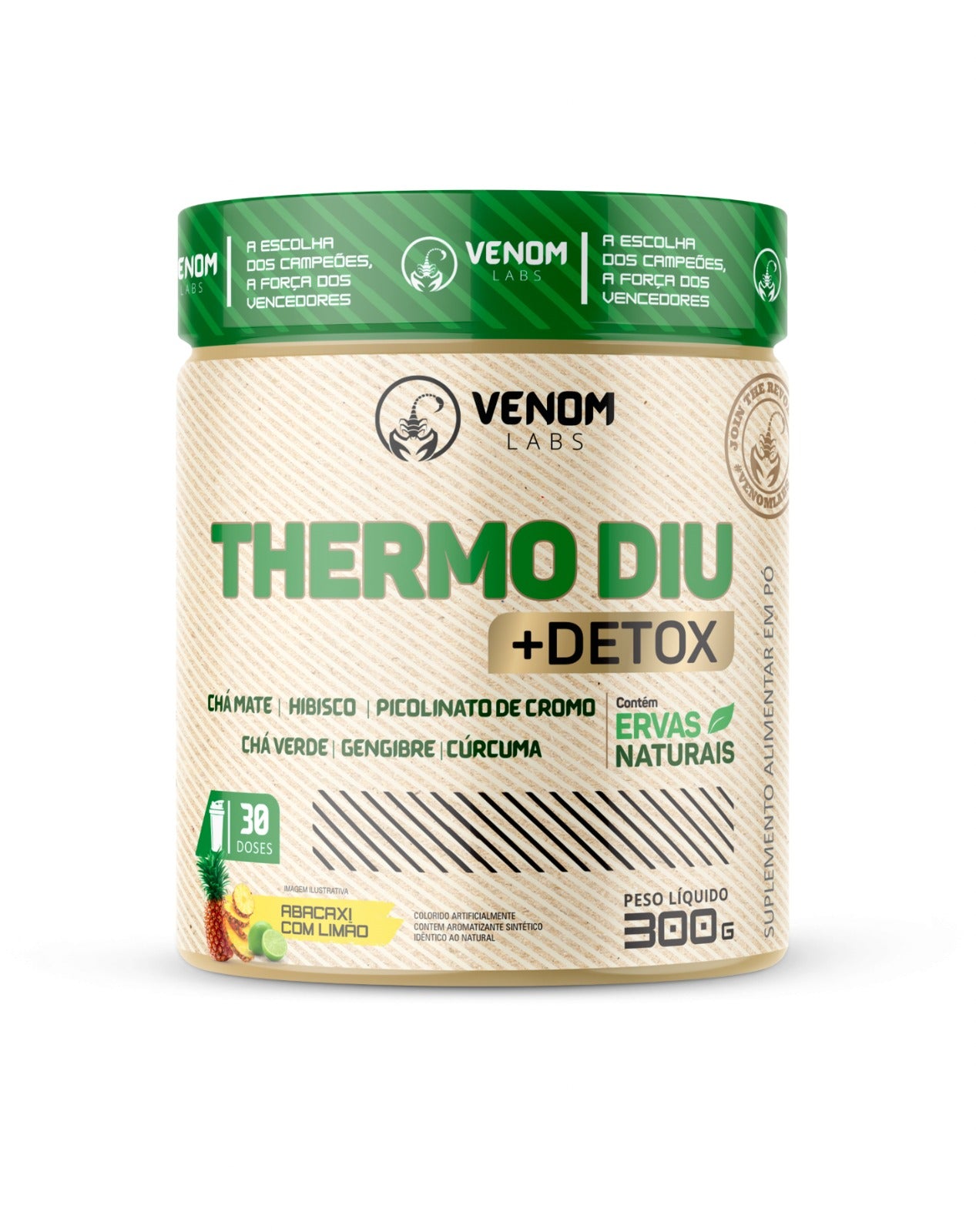 Thermo Diu + DETOX 300g (Termogênico + Diurético + Detox) Venom Labs