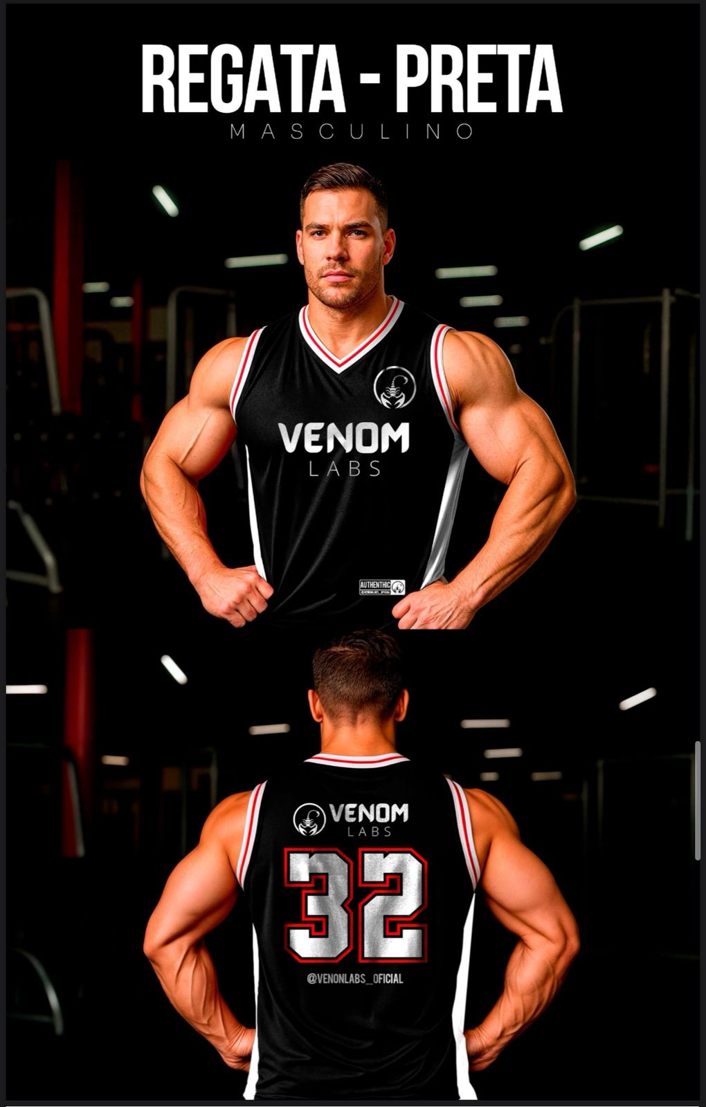 REGATA BASQUETEIRA DRY FIT - VENOM LABS