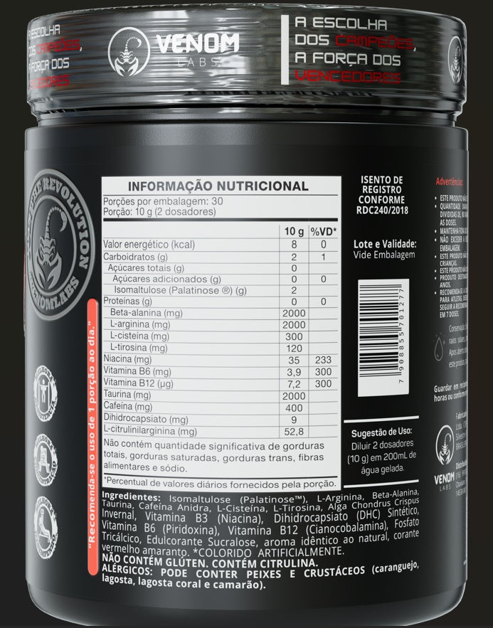 Scorpion 300G Pré Treino - Venom Labs