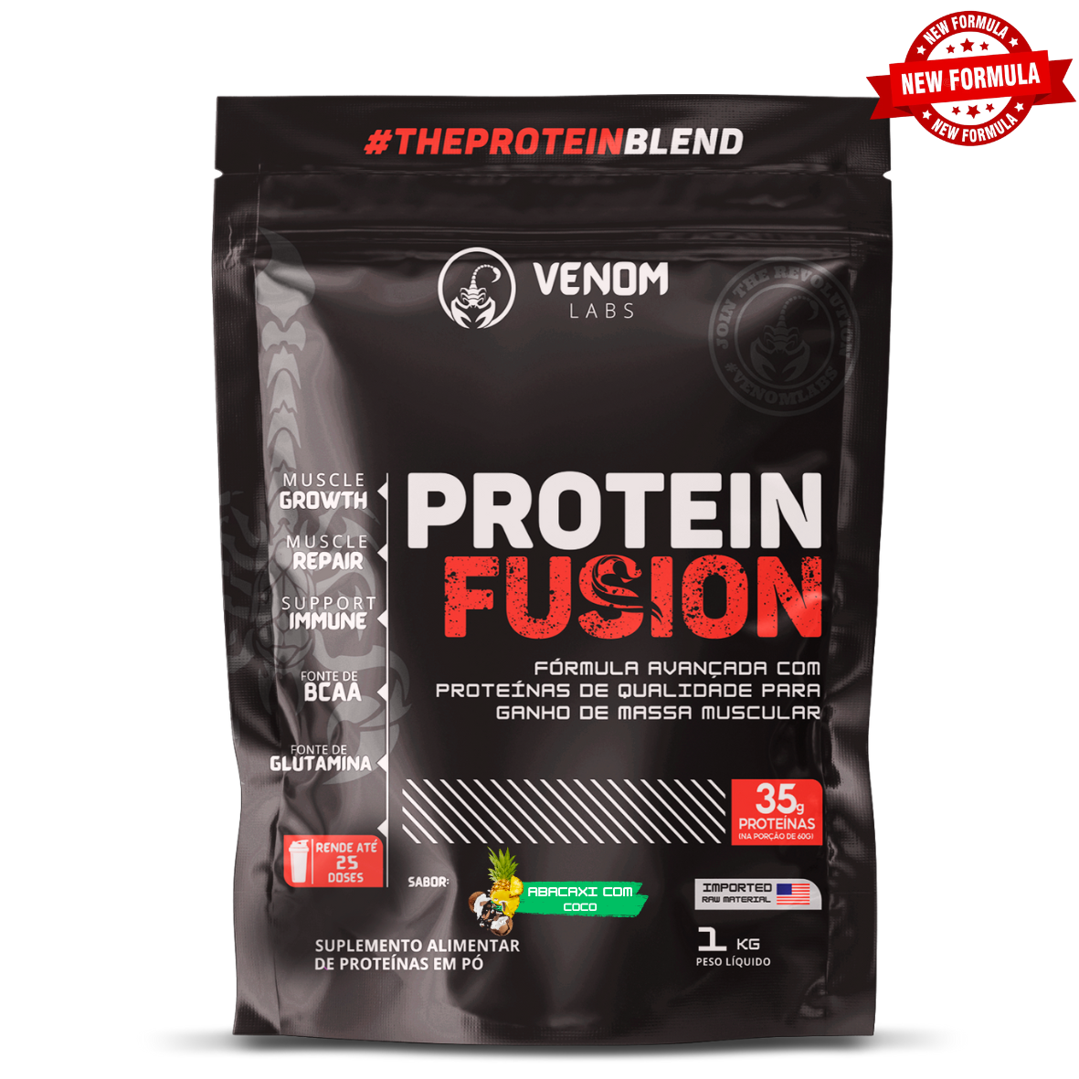 Protein Fusion 1kg (35g proteínas) Venom Labs