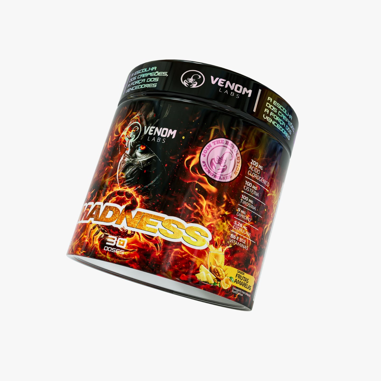 MADNESS 210g *30 doses* (PRÉ TREINO BRUTO) - Venom Labs