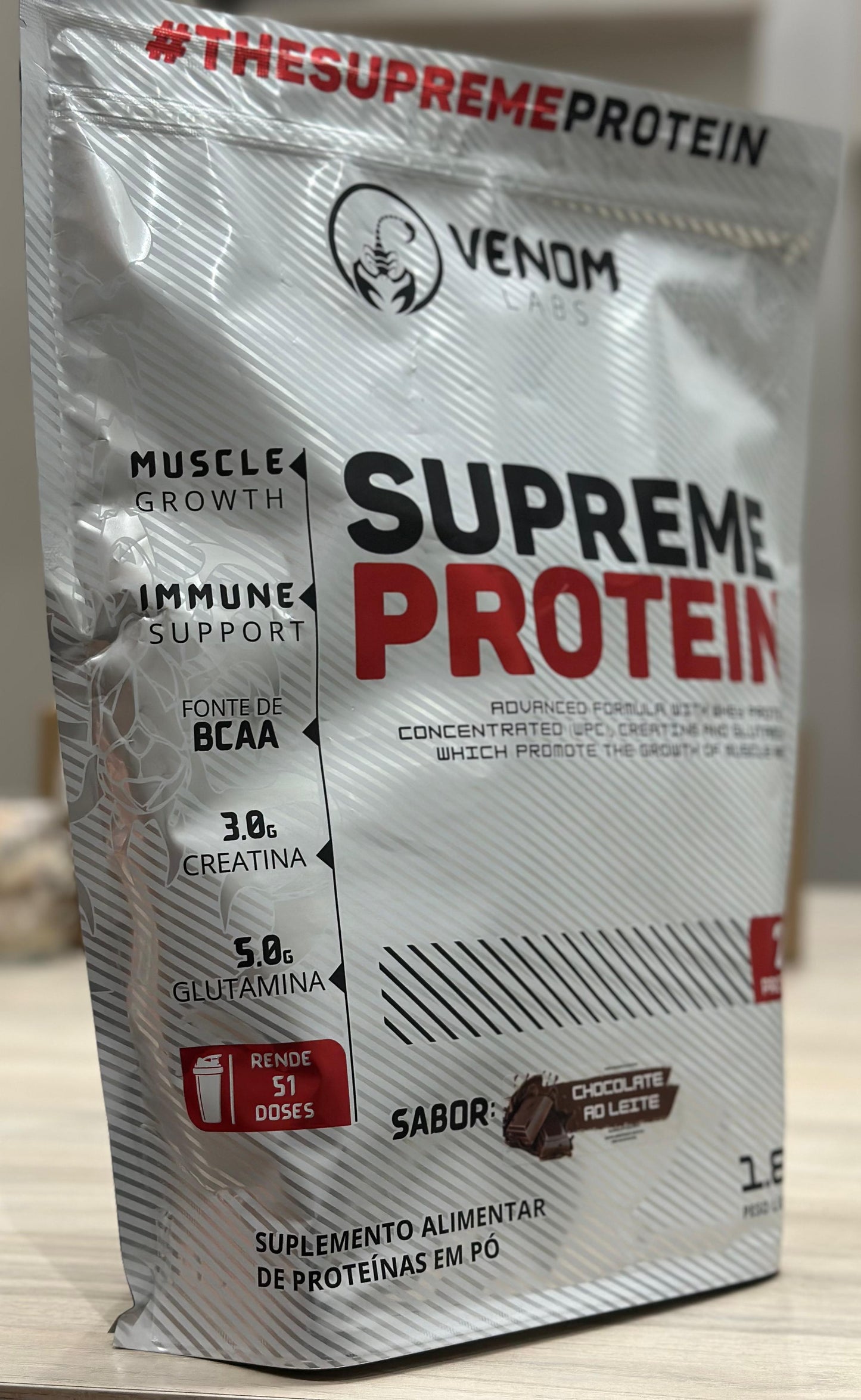 Supreme Whey 100% Concentrado Protein 1,8 Kg Refil