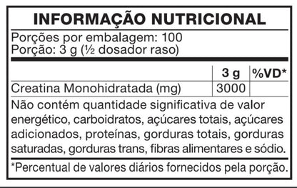 Creatina 100% 300g - Venom Labs (100% pureza nos laudos Abenutri e Coopenutri)