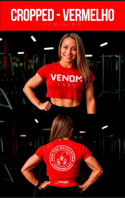 CROPPED FEMININO (MALHA FRIA) -  Venom Labs