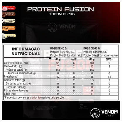 Protein Fusion 1kg (35g proteínas) Venom Labs