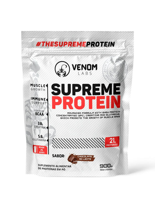 Supreme Whey 100% Concentrado Protein 900g Refil - Venom Labs