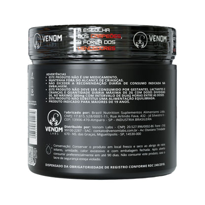 BETA ALANINA 100% Pura 150g Premium (75 doses) - Venom Labs