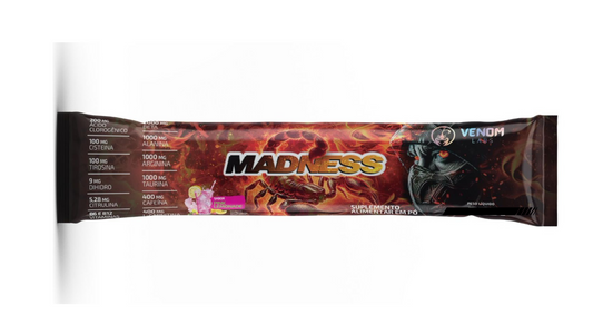 MADNESS Pré Treino (sachê / dose única) – Venom Labs