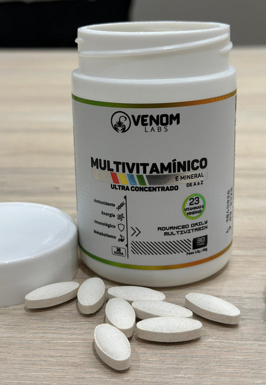 Multivitamínico Ultraconcentrado 30 Tabs (30 Doses) - Venom Labs