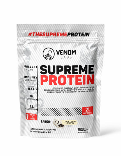 Supreme Whey 100% Concentrado Protein 900g Refil - Venom Labs