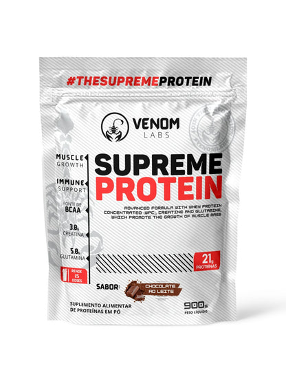 Supreme Whey 100% Concentrado Protein 900g Refil - Venom Labs